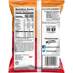 Cheetos Crunchy Cheese Flavored Snacks, Made with Real Cheese, Export - 1.25 OZ
