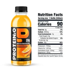 Protein2o Orange Mango Protein Drink, 500 ml Pack of 4