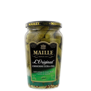 MAILLE Cornichons Crunchy Extra Fins - Pickles - 380gm