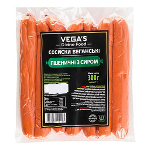 Vegan Wheat Sausages with Cheese | Welaza