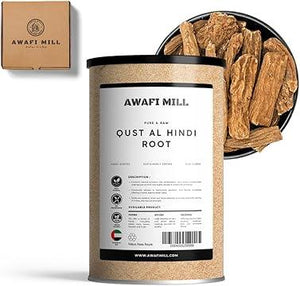 AWAFI MILL Qust Al Hindi Indian Costus Root - 100 g | 3.5 Oz