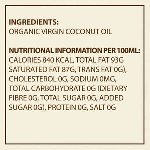 Earth's Finest Organic Virgin Coconut Oil - 500ml