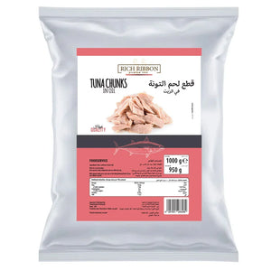 Rich Ribbon Tuna Chunks in Sunflower Oil 1Kg