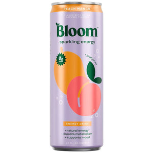 Bloom Energy Drink Peach Mango 355ml