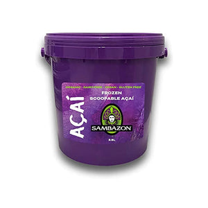 Sambazon Acai Puree All Natural – Frozen 3.6l bucket Sambazon