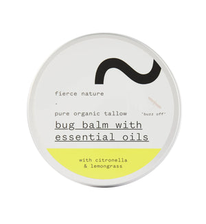 Fierce Nature Pure Organic Tallow Bug Balm with Essential Oils 100g | Welaza