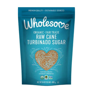 Wholesome Organic Fair Trade Premium Quality Raw Cane Turbinado Sugar, Vegan, Gluten Free,680gm - Offer | Welaza