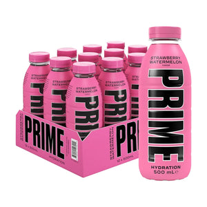Prime Strawberry Watermelon Hydration, 12 × 500 ml | Welaza