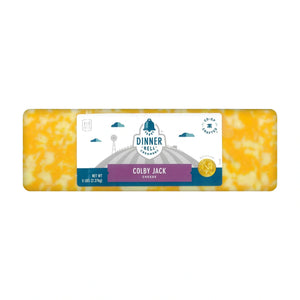 Dinner Bell Colby Jack Cheese Block, 2.27 kg | Welaza