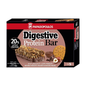 Digestive Hazelnut Protein Bars, 5 × 28 g | Welaza