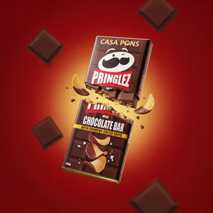 Pringlez Viral Crunchy Salted Chips in Milk Chocolate Bar 140g