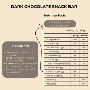Nothing Silly - Dark Chocolate - 6 bars (Buy 6 and save AED 5)
