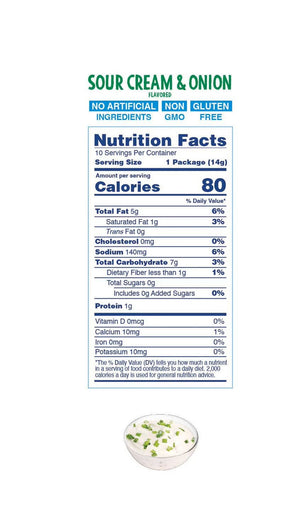 Like Air Puffcorn Sour Cream & Onion Puffcorn 14g