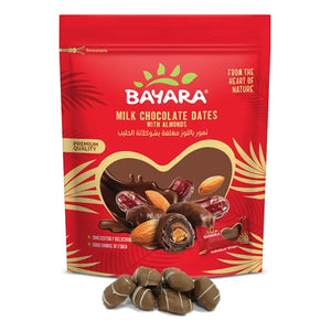 Dates With Almonds & Milk Chocolate 250g - View 2 | Welaza