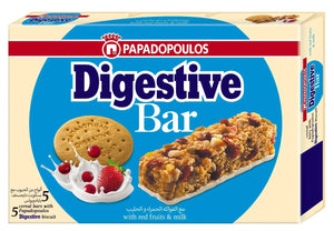 Digestive Fruit & Milk Cereal Bars - 28g 5 x 28g