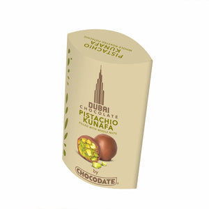 Chocodate Dubai Chocolate Pistachio Kunafa Filled with Whole Nuts 65gm Truffle
