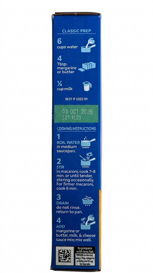 Kraft Mac & Cheese Original Macaroni Dinner 206 g