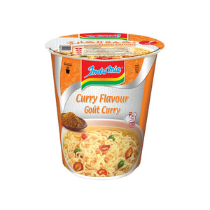 Indomie Instant Cup Noodles, Gout Curry Flavour with Seasoning Powder and Sauce -60 g