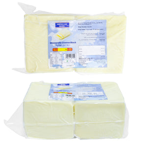 Mozzarella Cheese Block 2 kg – 100% Dairy | American Mark