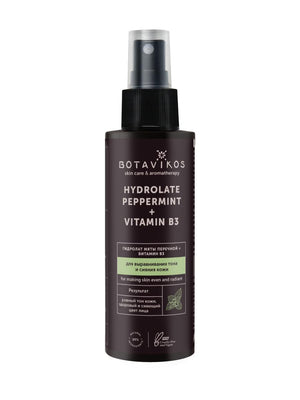 Peppermint Hydrolat with Vitamin B3 for even skin tone and radiance