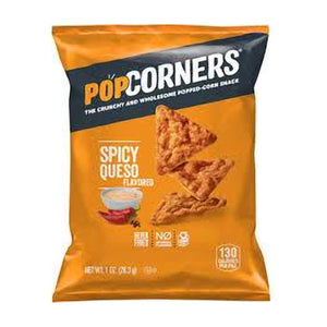 Popcorner Spicy Queso Popped Corn Chips, 28.3g | Welaza
