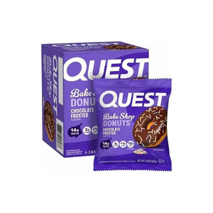Quest Chocolate Frosted Protein Donuts, 4 × 67 g | Welaza
