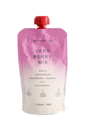 Nutrino Lab Very Berry Mix (Apple, Strawberry, Raspberry, Banana, Oat & Flaxseed) 180g