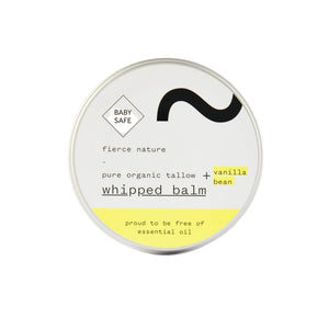 Fierce Nature Pure Organic Tallow Whipped Balm + Vanilla Bean 100g