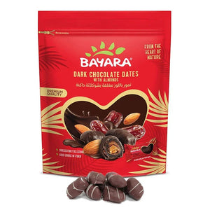 Bayara Dates With Almonds & Dark Chocolate - 250g