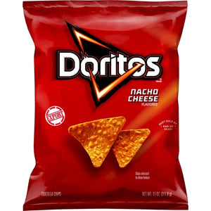 Doritos Nacho Cheese Flavored Tortilla Chips, 11 Oz