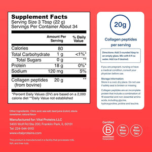 Vital Proteins Collagen Peptides Powder - Limited Edition Ice Pop, 748g - View 2 | Welaza