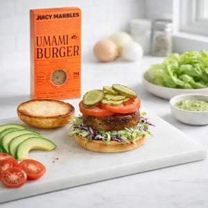 Juicy Marbles Umami Burger Patties 200g - View 2 | Welaza