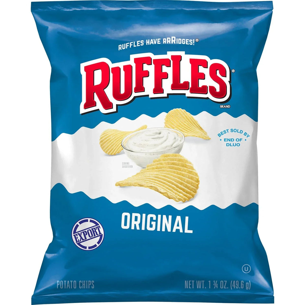 Ruffles Potato Chips Original 15 OZ