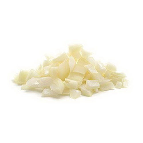 Freshly Cut  White Chopped Onions 250g