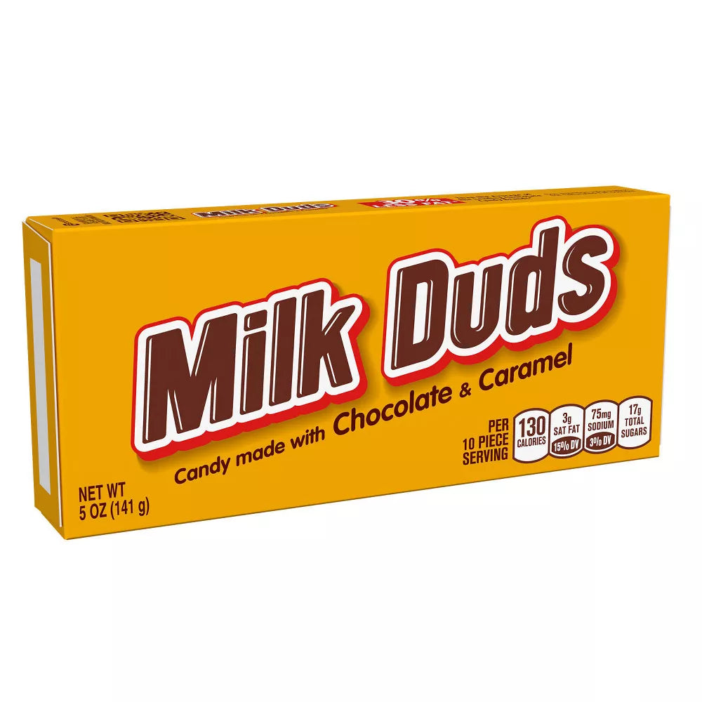 Milk Duds Candy Made With Chocolate & Caramel Box, 141g