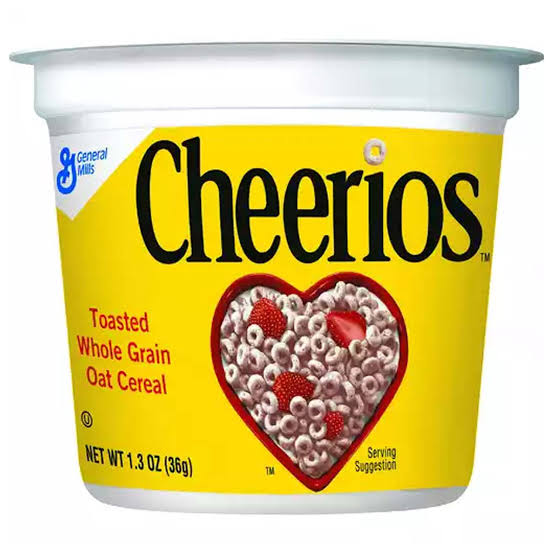 General Mills Cheerios Toasted Whole Grain Cereal Cup, 1.3oz - 36g