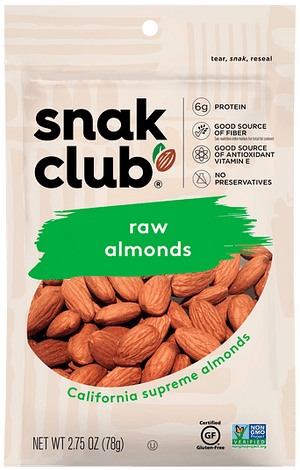 Snak Club Raw Almonds 78g