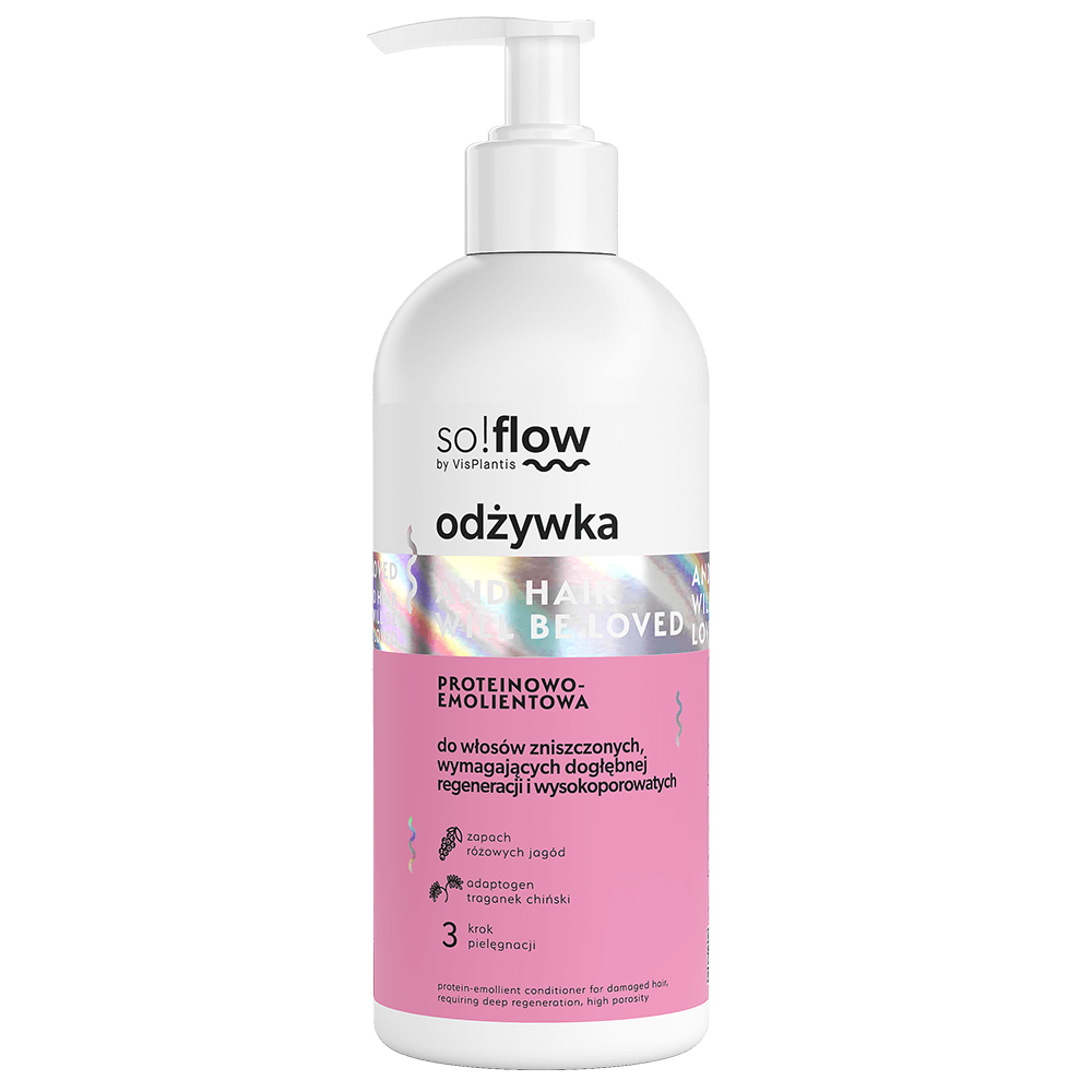 Protein Emollient Conditioner For Damaged Hair Requiring Deep Regeneration High Porosity