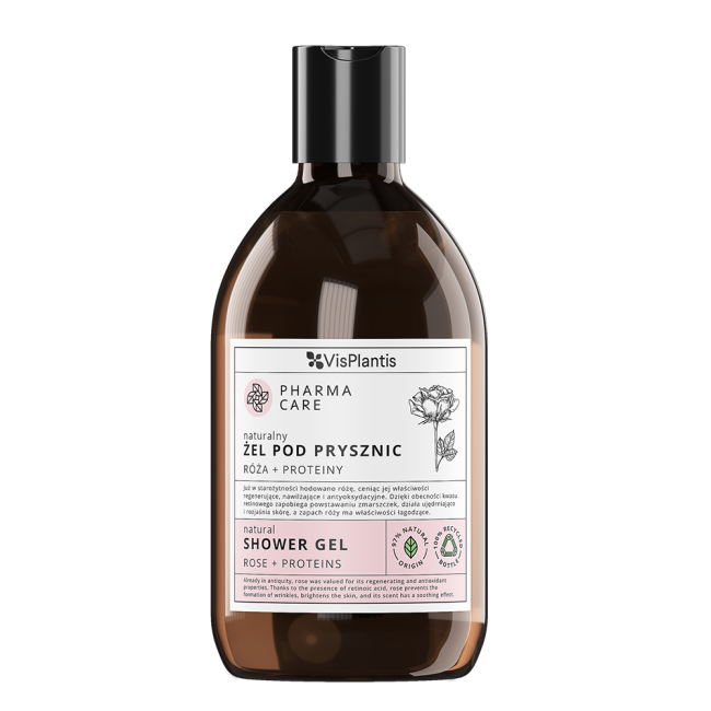 Natural Shower Gel Rose + Proteins