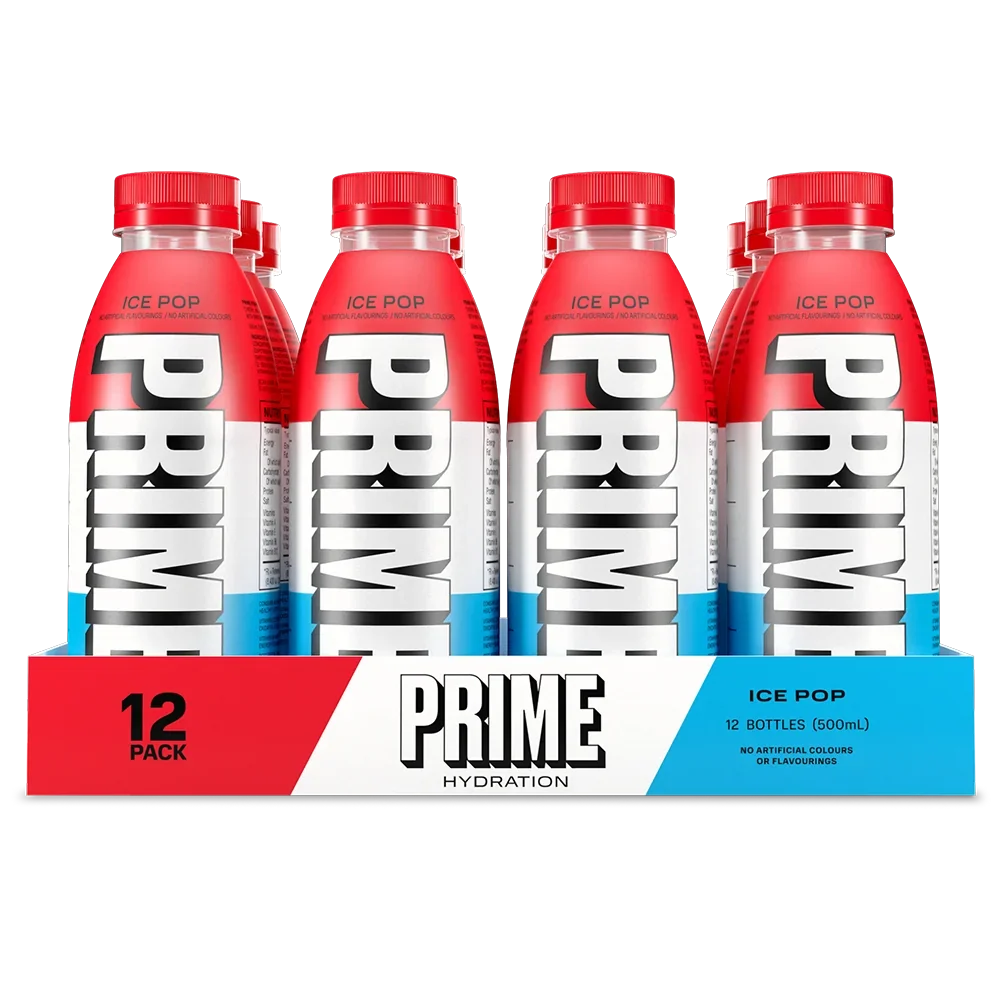 Prime Ice Pop Hydration Drink 500ml (Pack of 12)