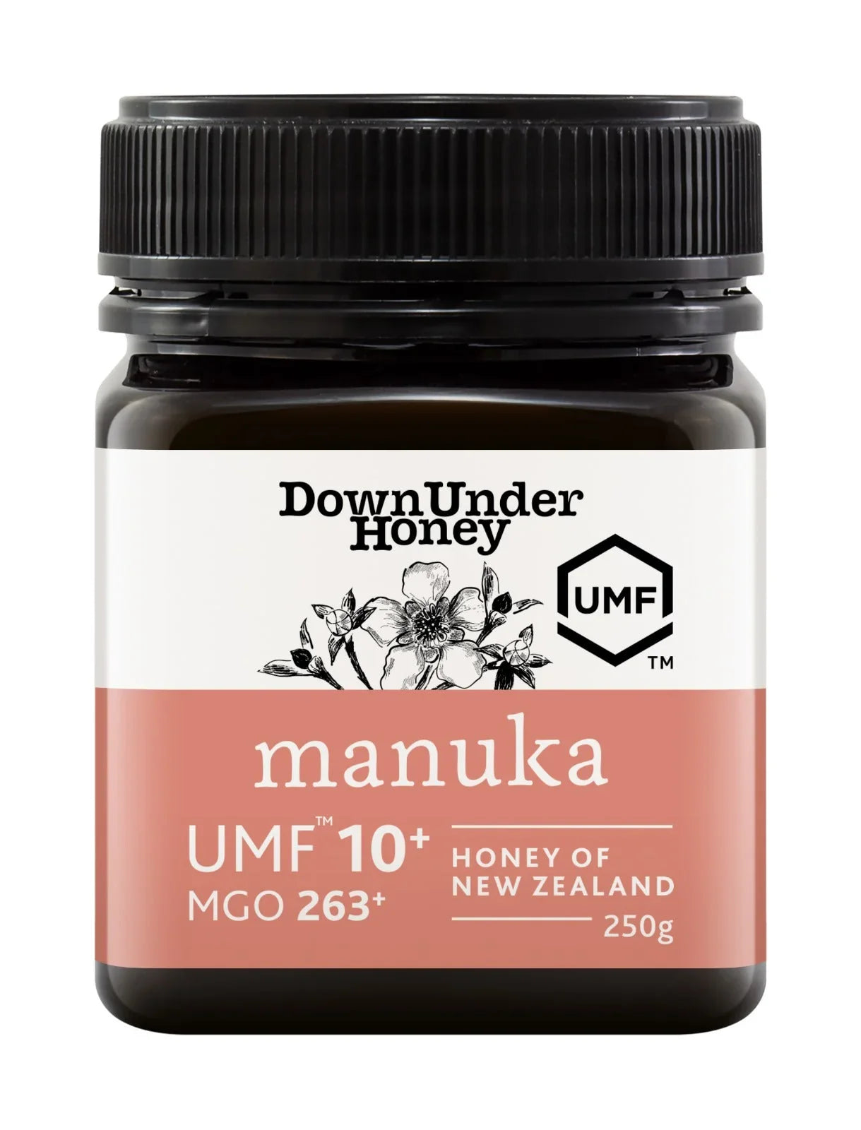 Down Under Manuka UMF™ 10+MGO 263+ Honey of New Zealand