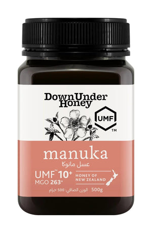 Down Under Manuka UMF™ 10+ MGO 263+ Honey of New Zealand - 500g