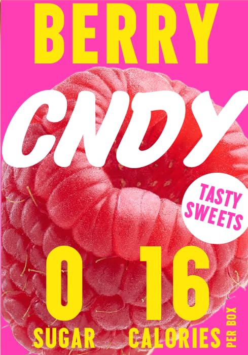 CNDY Sugar Free Tasty Sweets Berry Candy 7x40g