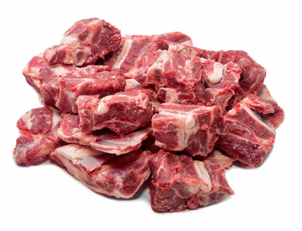 Lamb Neck Cube with bone