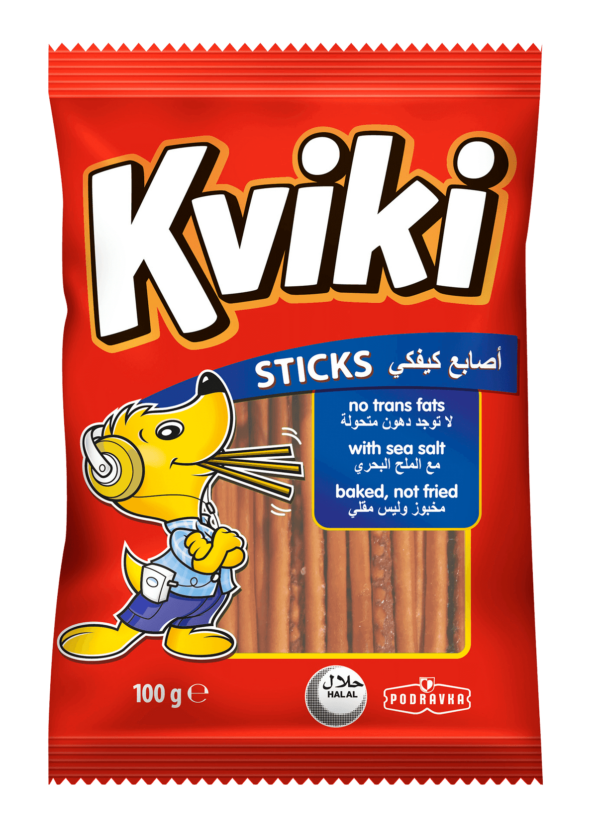 Kviki Sticks Baked with Sea Salt