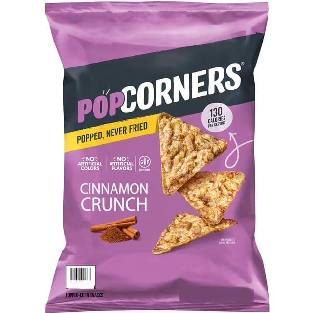 Popcorner Cinnamon Crunch Popped Corn Chips, 28.3g