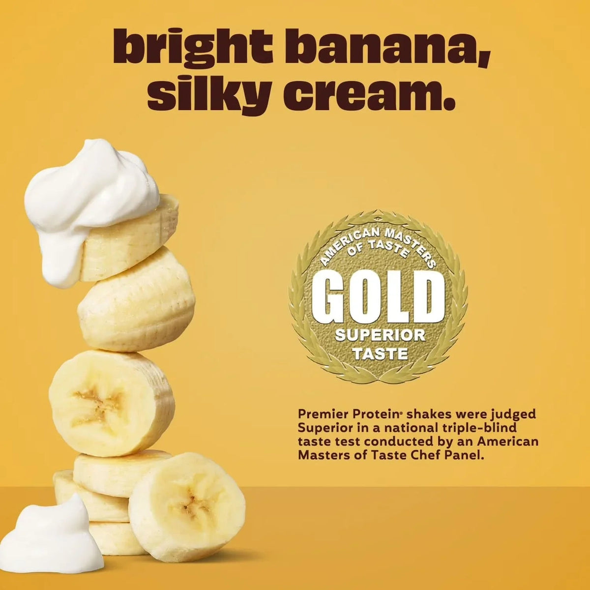 Premier Protein 30g High Protein Shake, Bananas & Cream - 325ml