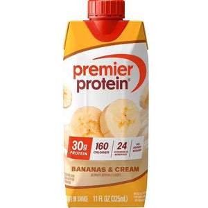 Premier Protein 30g High Protein Shake, Bananas & Cream - 325ml