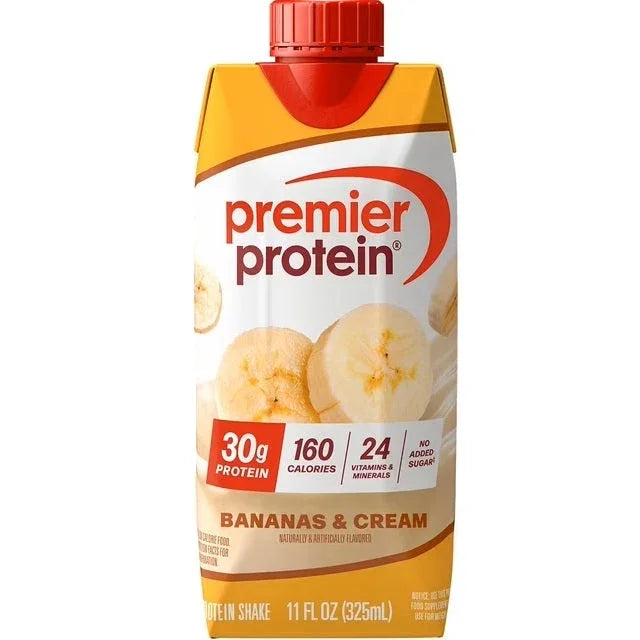 Premier Protein 30g High Protein Shake, Bananas & Cream - 325ml