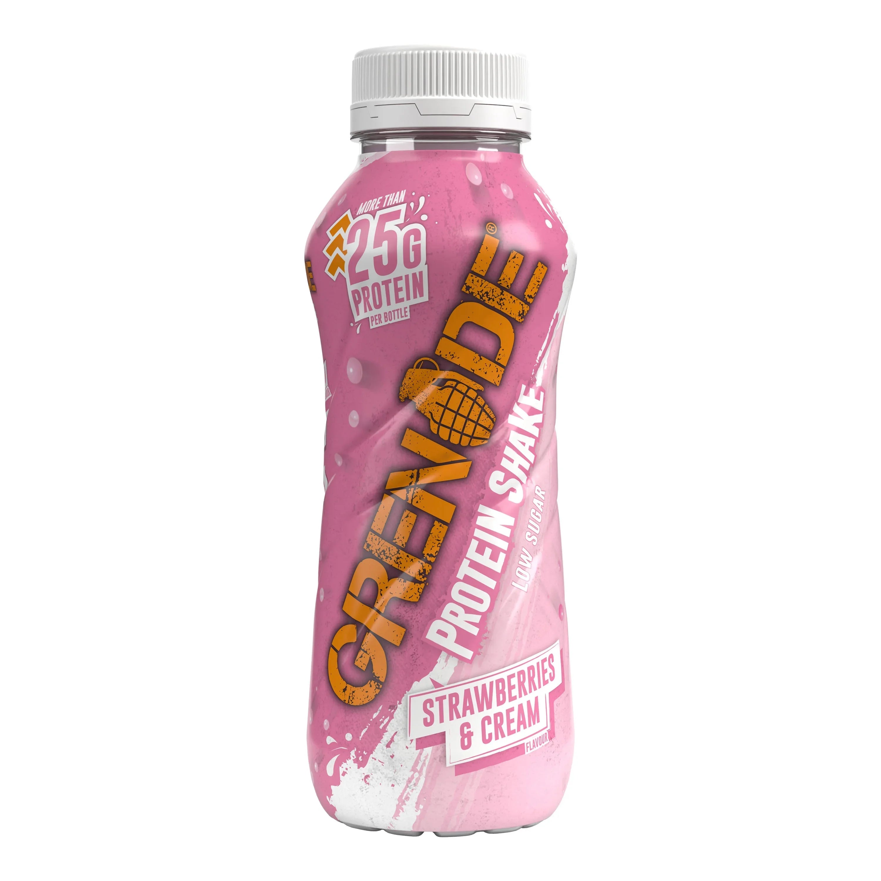 Grenade Strawberries & Cream Protein Shake - High Protein - Low Sugar 330ml
